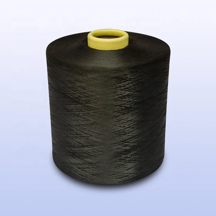 wholesale cheap price 150D nim sim dty circle knitting polyester dope dye yarn for mattress fabric
