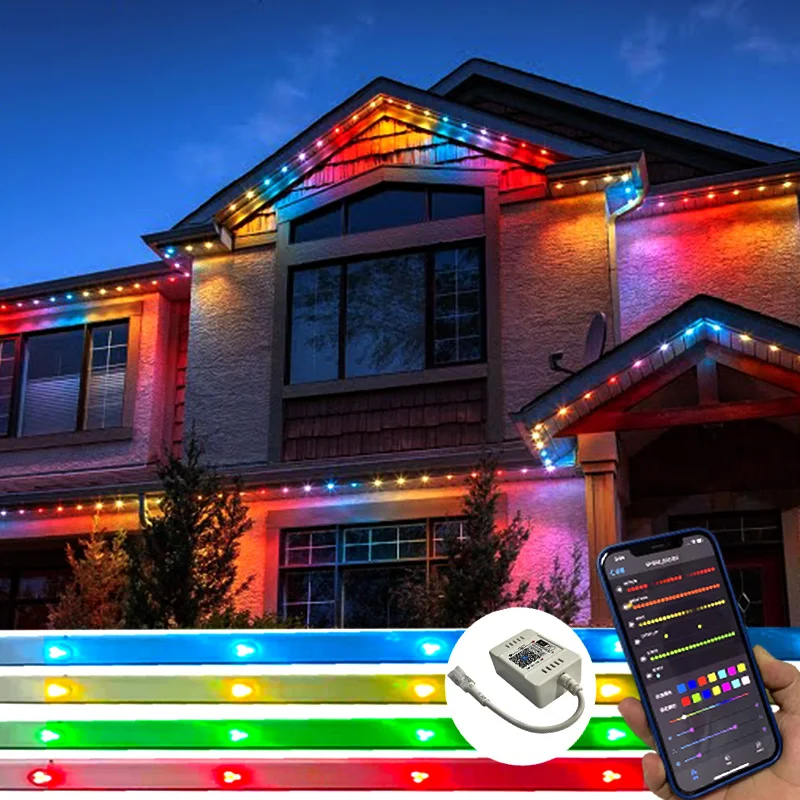 Permanent Led Christmas Lights Point SMD2835 Led UCS2904 Rgbw Pixel WS2811 Led Point Lights
