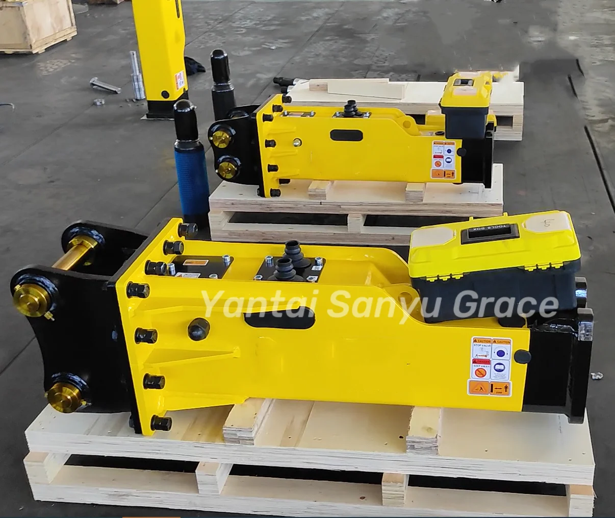 Гидравлический молоток Yaitan Sanyu SB40 SY680 для экскаватора JCB