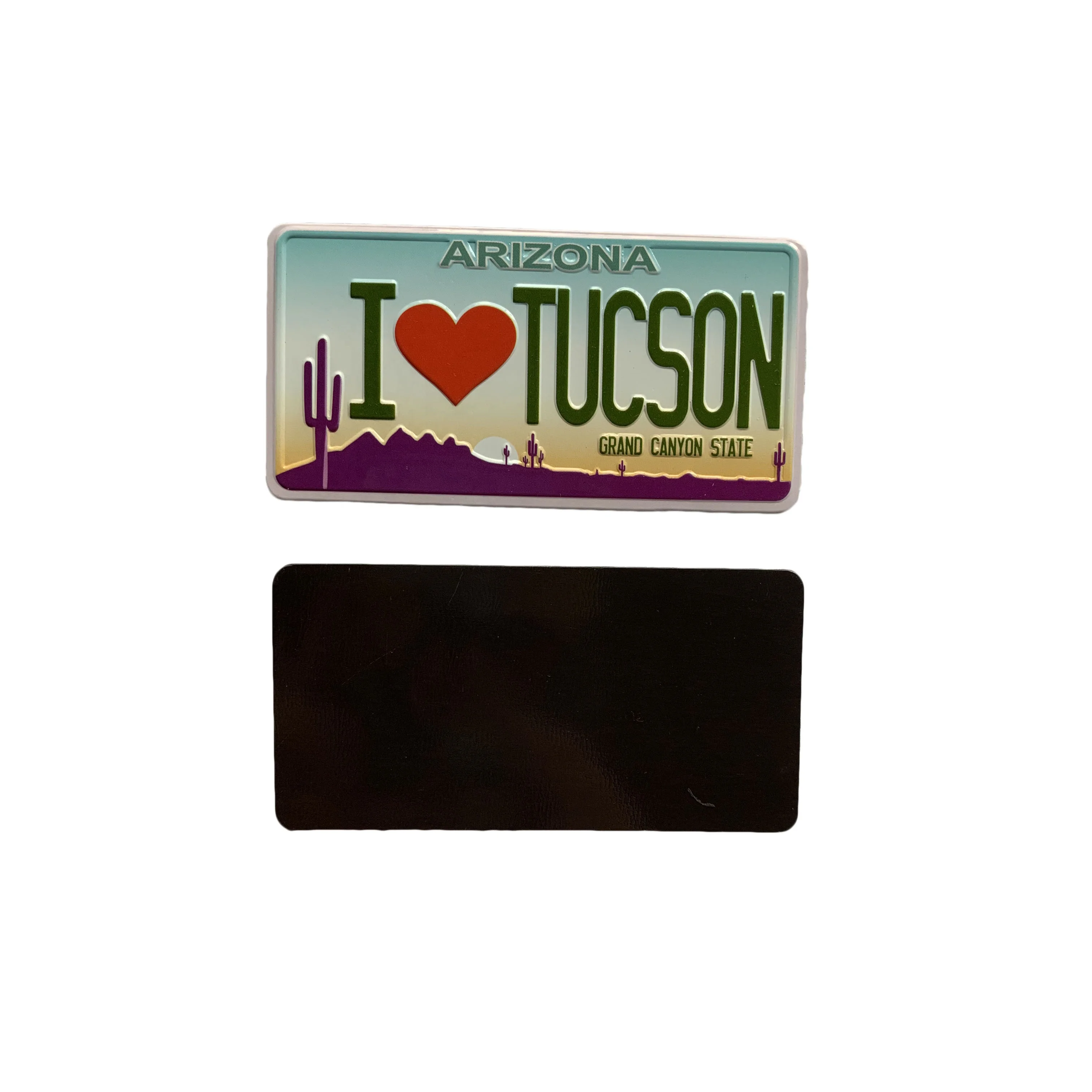 Universally designed magnet coating palm sized metal plate various portable magnetic sticker