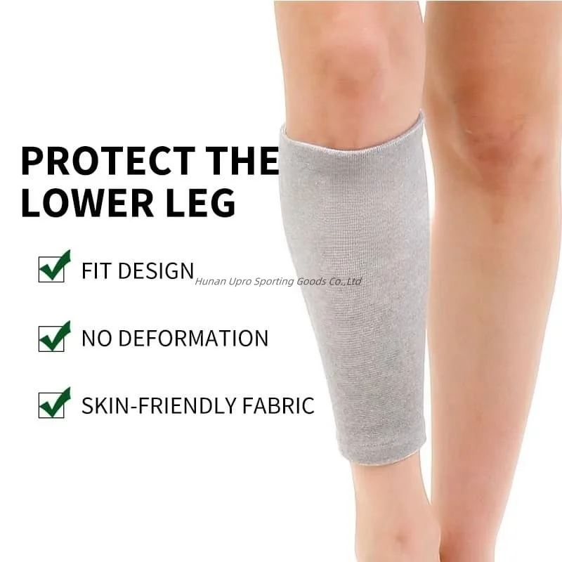 Soft Skin-Friendly Warm Compression Sleeve Elastic Breathable Leg Protector Shin Guard for Leg Protection