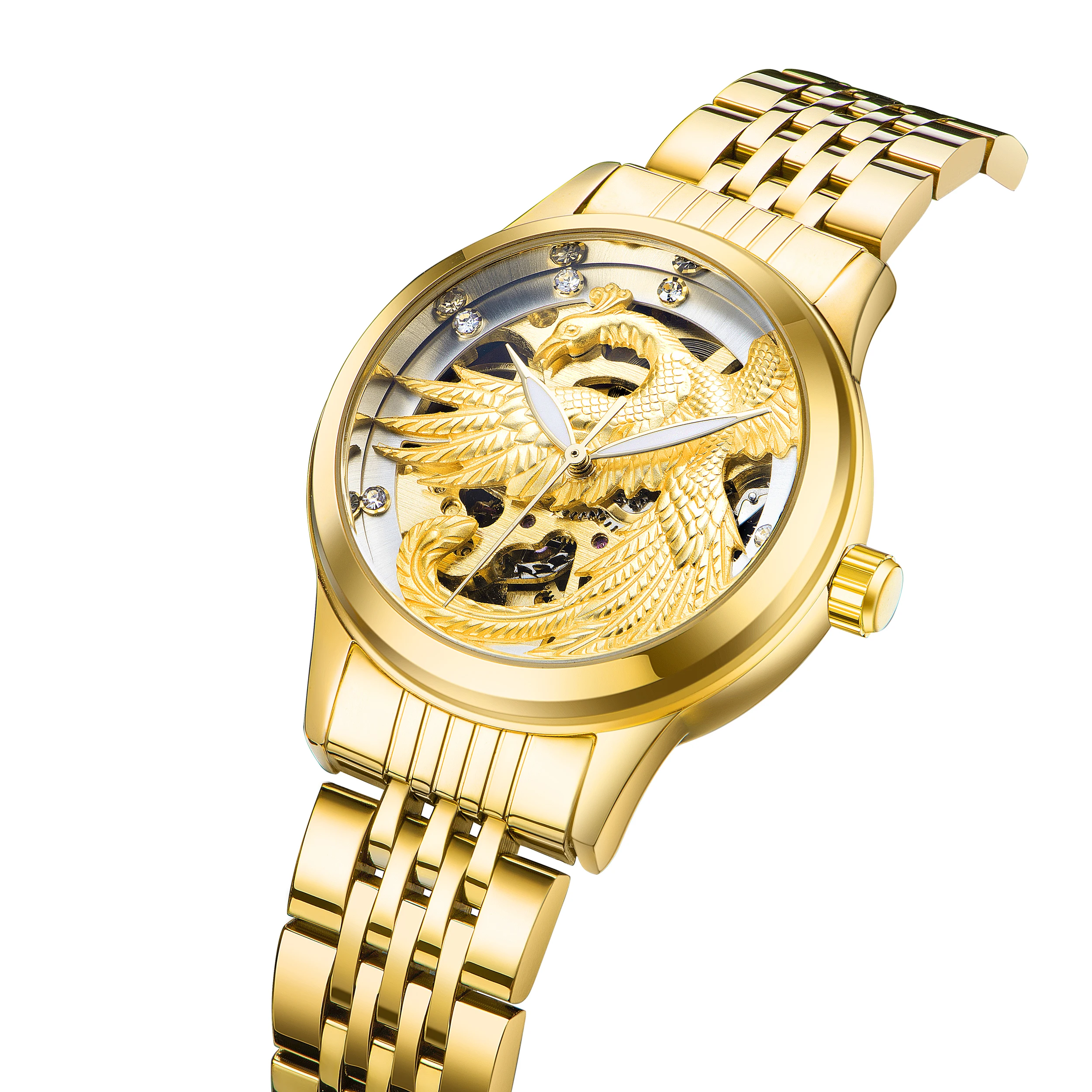 2019 Tevise 9005D  wristwatch  automatic mechanical watch gold luxurious Ladies Watch