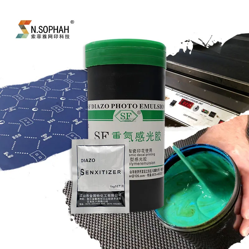 Factory Price Chemical Silk Screen Printing Diazo Photo Emulsion For Water Based Ink
