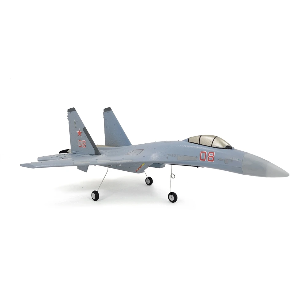 New QF009 RC Airplane 4CH SU-35 Fighter Fixed Wing Foam Electric Model RC Glide with Hybrid Control Six-axis Gyroscope Toys gift