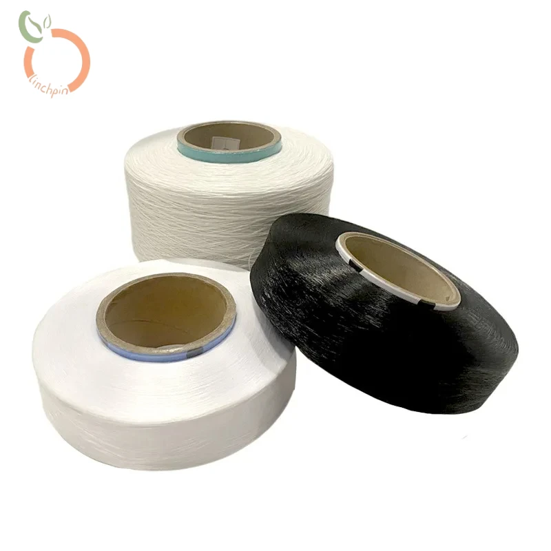 Raw White 20D 30D 40D 70D 140D Spandex Bare Yarn For Rubber Thread SCY ACY DCY