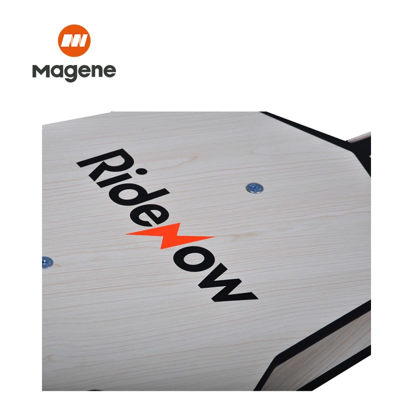 2020 Free shifting between sit-on riding and rocking PU leather home indoor bike power trainer board