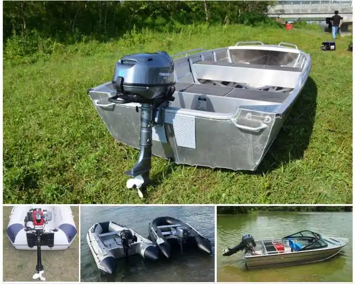 New 6HP 4-Stroke 139cc 1 Cylinder Water-Cooled Outboard Motor Boats CDI Ignition System Manual Starting Gasoline Fuel Reed Valve