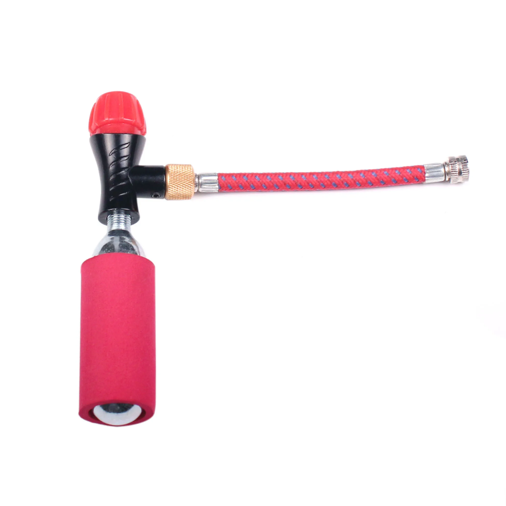 Mini Bike Tire Inflator High Pressure Co2 Bicycle Air Inflator Head For Road And Mountain Cycling