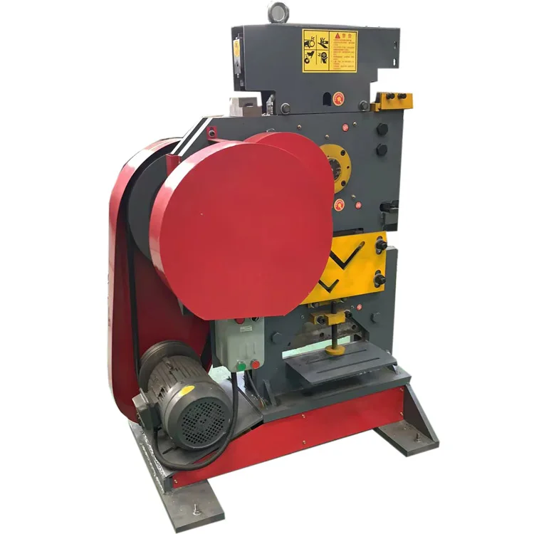 Multifunctional manual combined large Hydraulic Angle Iron Steel metal Hole machine punch of punching and shearing machine