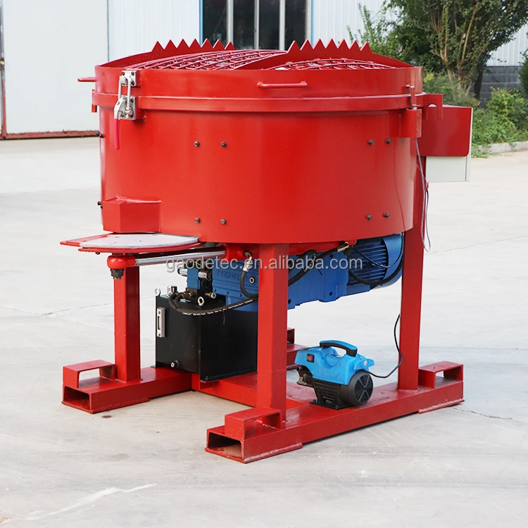 500kg electric refractory pan mixer in steelmaking process for mixing high alumina bricks and aluminum silicate bricks