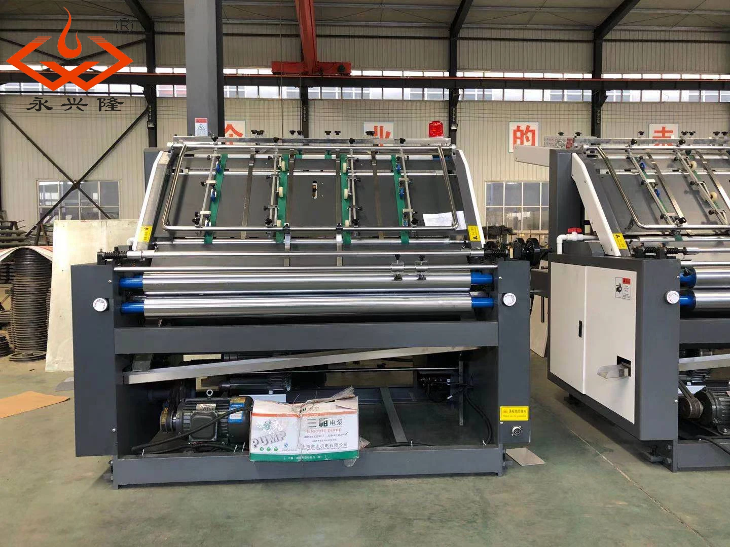 semi Automatic Flute Laminating Machine flute