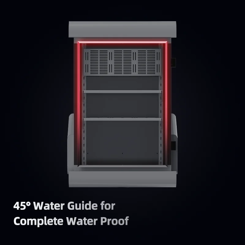 Harwell наружная Водонепроницаемая коробка видеонаблюдения из нержавеющей стали на солнечной батарее для камер видеонаблюдения HIKVISION