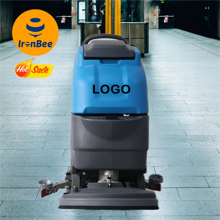 IronBee JX60 Best Price Marble Tile Floor Washing Machine Electric Walk Behind Industrial Cleaning Machine Floor Scrubber