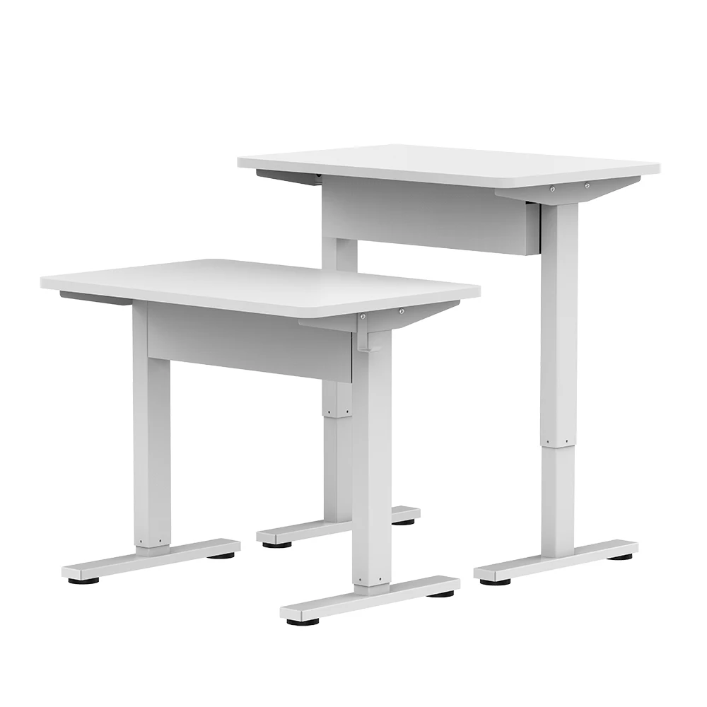 Auto Height Adjustable Single Student Desk Electric Study Lifting Desk For Classroom