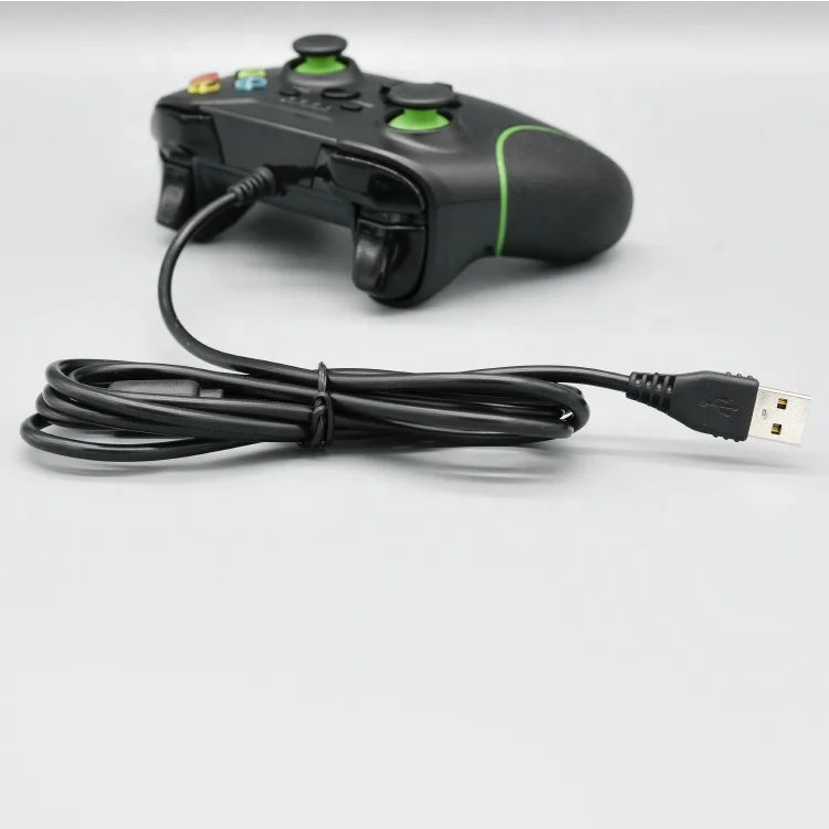 Игровой джойстик Rainbow с двойной вибрацией геймпад проводной USB-контроллер для Xbox One игровой