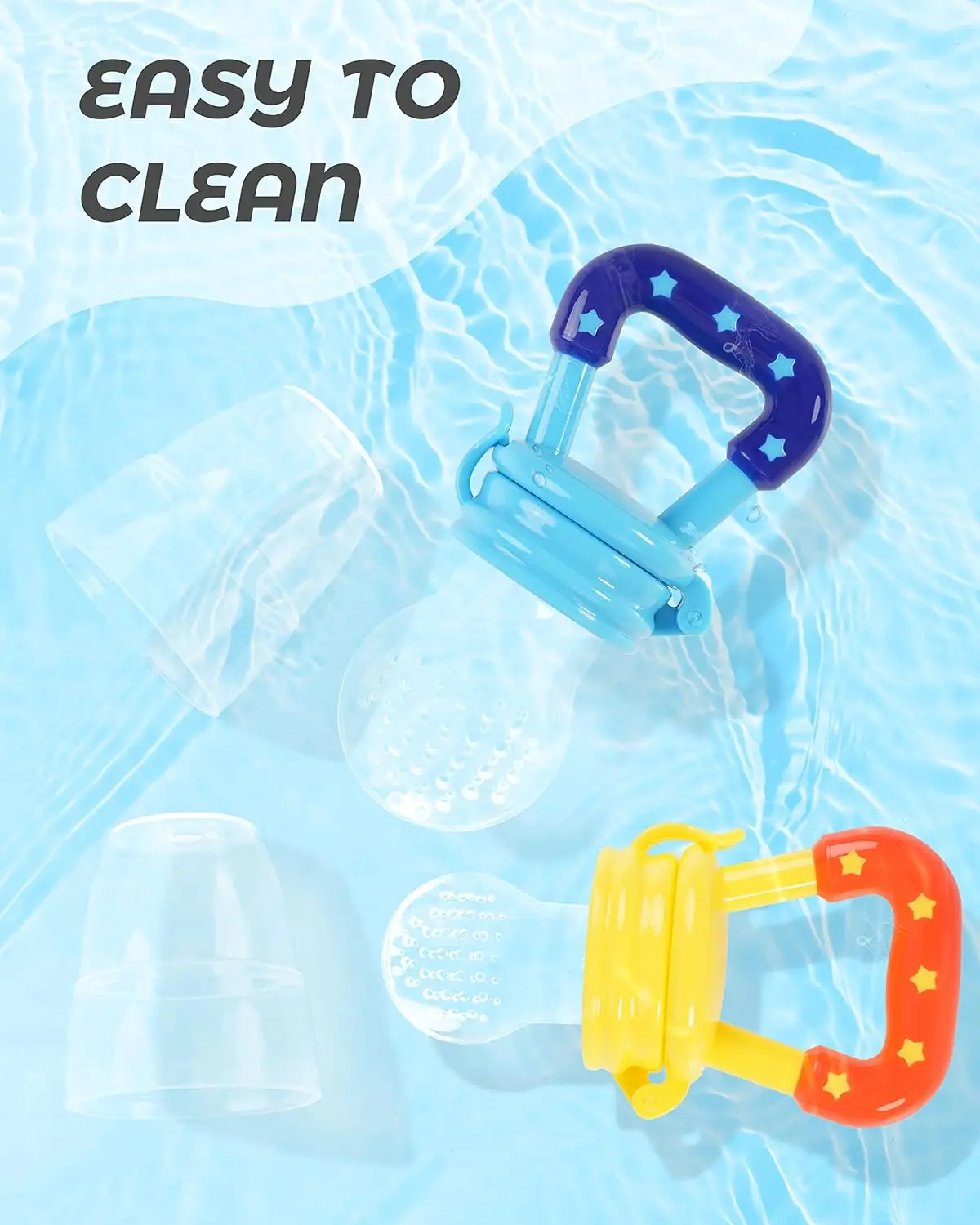 Wholesale Baby First Stage Food Feeder Fruit Pacifier Freezer Fruit Nipple For Baby Teething Feeder Set