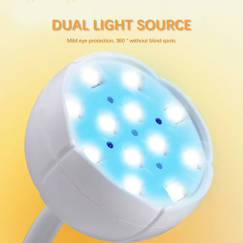 Ultraviolet Flexible Desk USB Gel Polish Table Nail Lamp arm Bendable 36W 12Leds LCD screen Wireless Mini UV LED Light Dryer