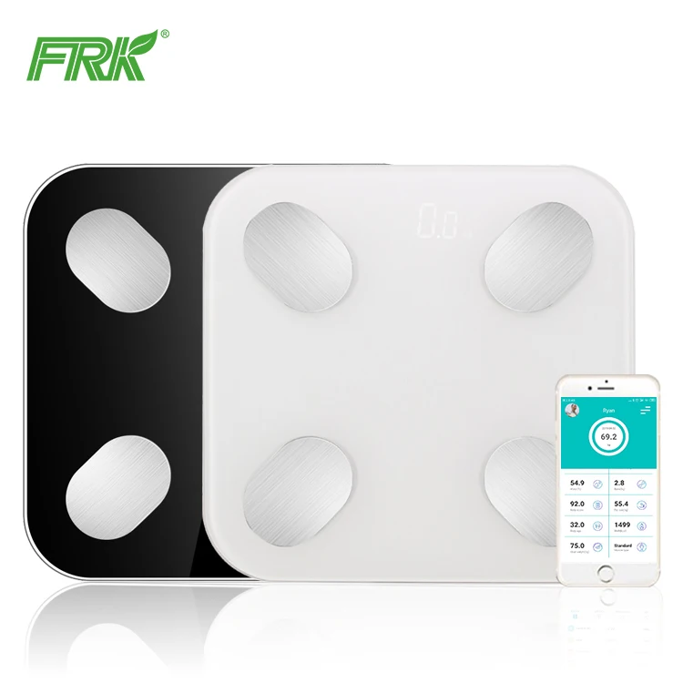 светодиодным дисплеем Профессиональный цифровой электронный smart body fat здоровья анализатор Wi Fi напольные весы