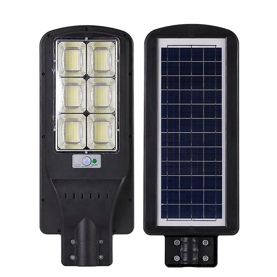 
Remote Control LED Solar Streetlights IP65 Waterproof All in One Smart Street Light Solar Road Time+light Sensor 80 -20 - 60 150 