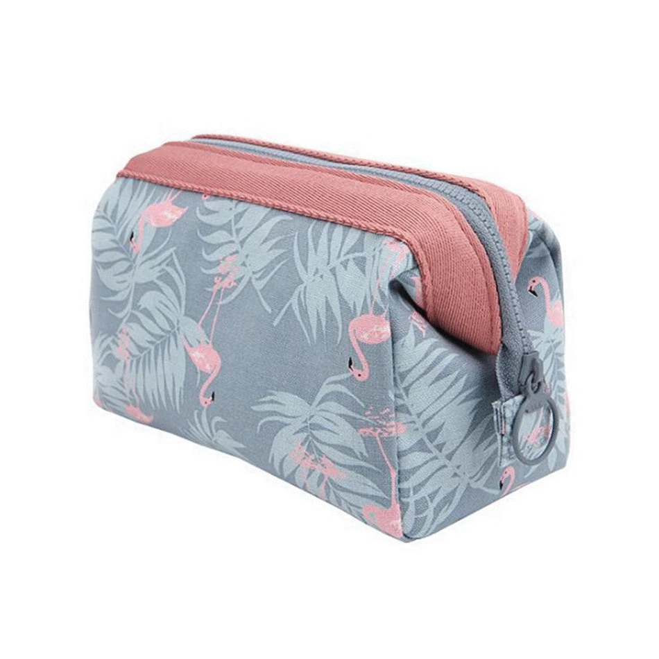 High quality  wholesale new style travel fashion large capacity waterproof polyester storage beauty cosmetic bag zipper pouch