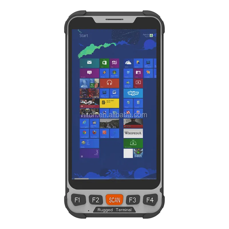Дешевый ноутбук Win10 pro 4 Гб + 64 ГБ FHD 5 дюйма считыватель кодов RFID PDAs 4G LTE 2D honeywell дюймов планшет с
