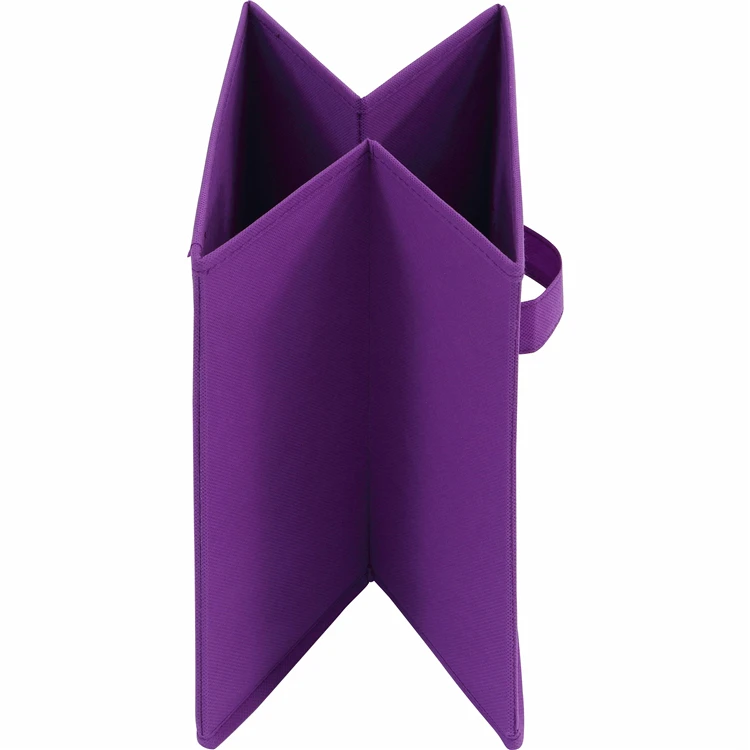 Pp Material Clothes Storage Basket Drawers Collapsible Laundry Bag