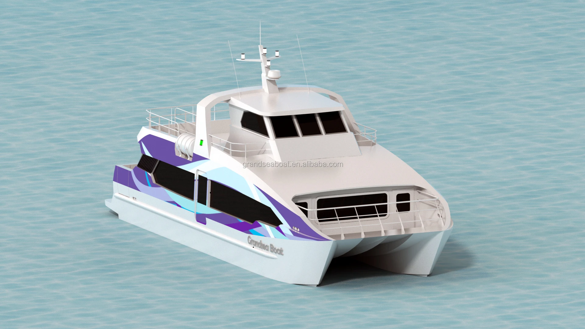 Grandsea 70 Seater Aluminium Fast Catamaran Passenger Boat for sale