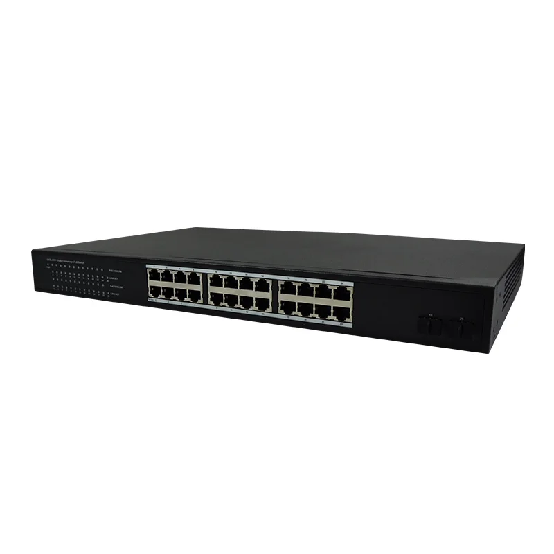 Коммутатор SG1241P 802.3ab/z/af/at 10000Base-tx 48 В PoE 24 порта гигабитный коммутатор