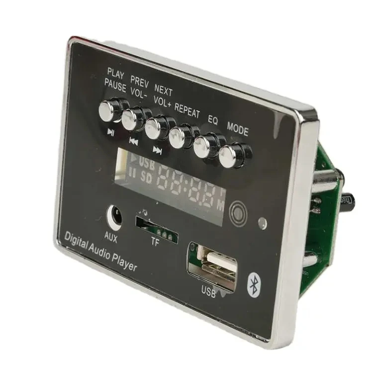 Big Color Screen Car Audio USB TF FM Radio Module Wireless 5V 12V MP3 WMA Decoder Board MP3 Player with Remote Control
