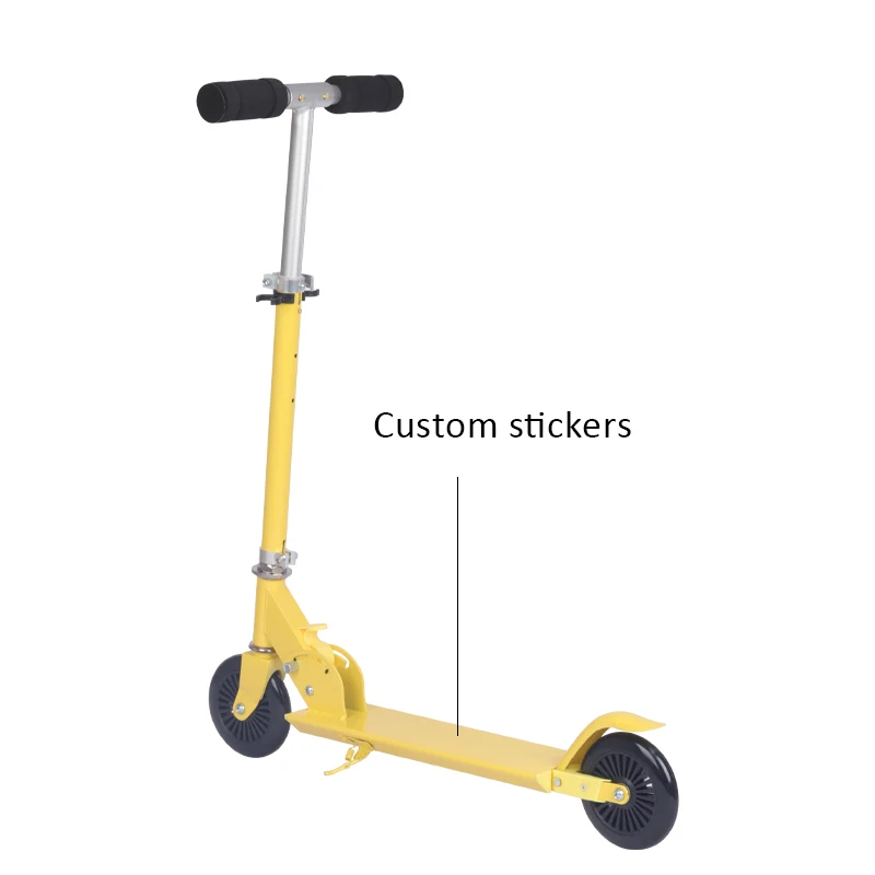 Hot Sale  Foldable Adjustable Height Kick Scooter with 2 PVC Wheels Portable Scooters
