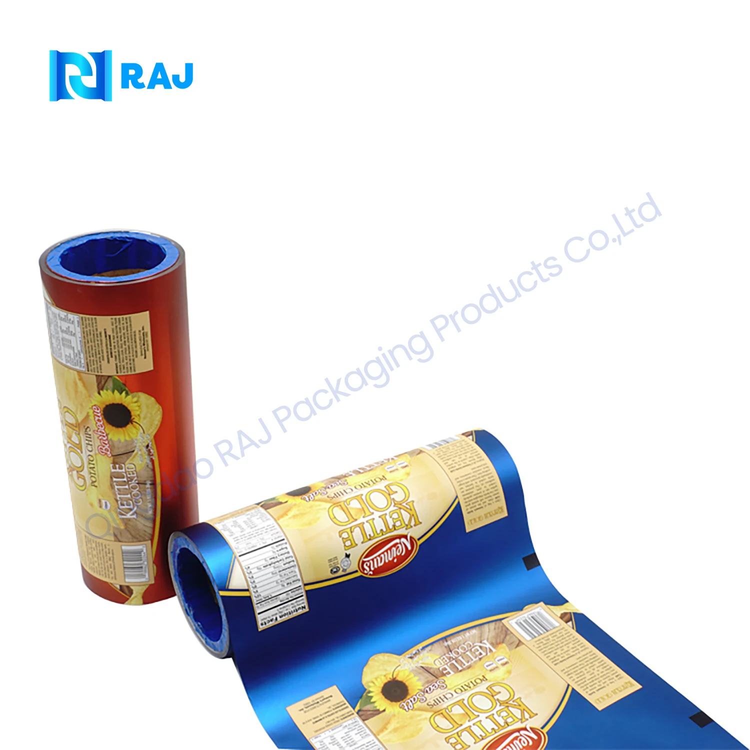Custom print flexible food Multilayer Packaging Film Roll Shock Resistance Film/bag plastic bags roll (roll weight: 1.50kg)clear