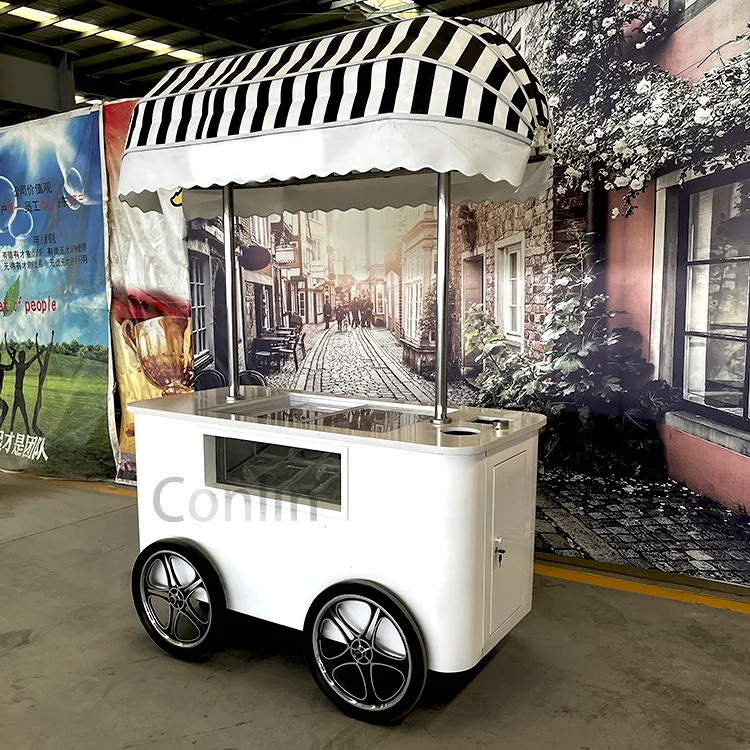 Hot selling electric scooters commercial ice cream machine ice cream carts for sale