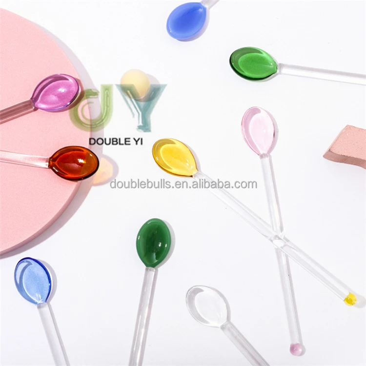 Soda Limes Glass Long Handle Drink Stirring Sticks Coffee Cocktail Stirring Rod Stir Bar