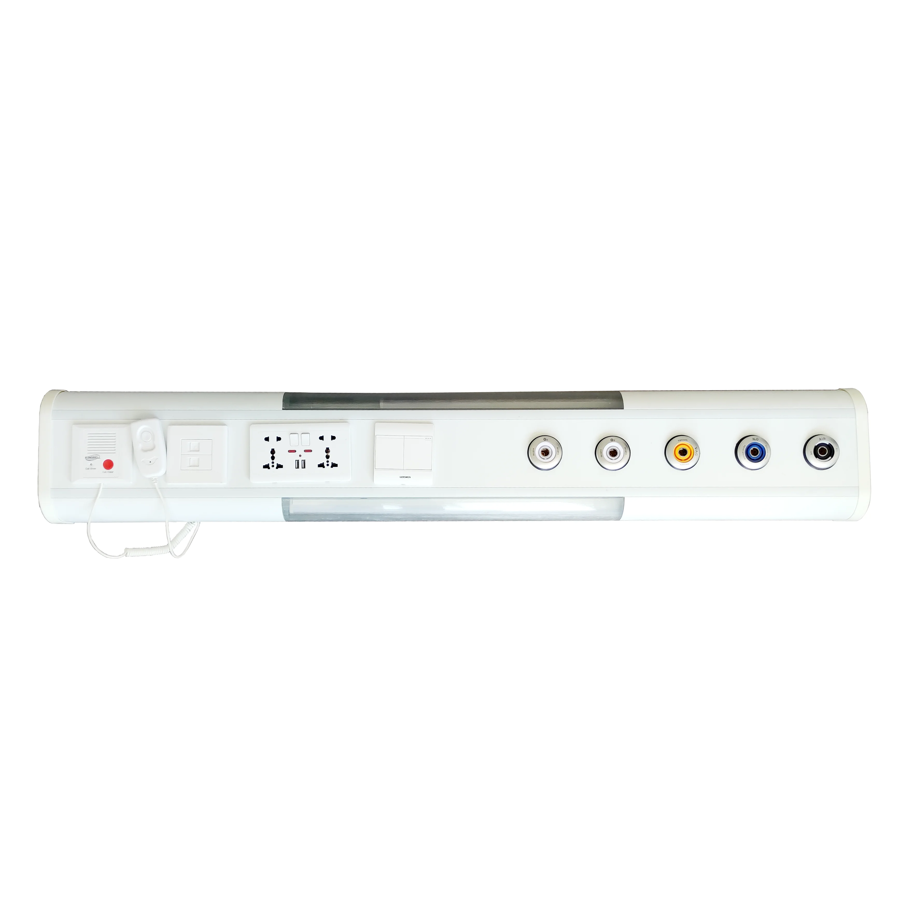 China Factory Supplied Top Quality Icu No Rail Bed Head Panels Hospital Bed Head Units with Light
