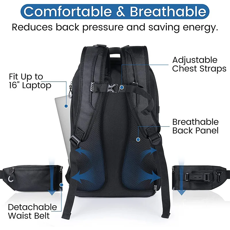 OEM Oxford Camera Video Bags Backpack Photography Bagpack for Outdoor Travel Large Capacity Waterproof Digital Gear Camera Bags