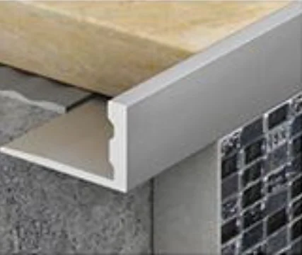 Aluminum metal tile trim corners for ceramic tiles edge