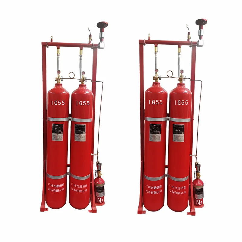 80L Automatic IG55 Gas fire suppression system Clean Agent