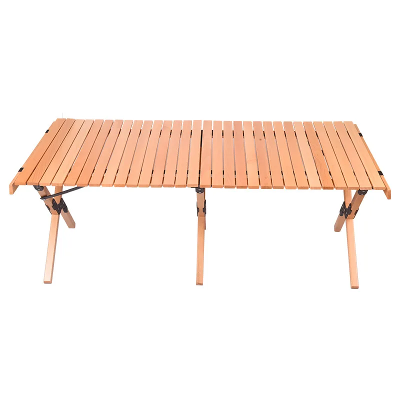 Outdoor Folding Table Camping Wooden Table Family BBQ Picnic Desk Garden Party Table Travel Hiking Outdoor Furniture