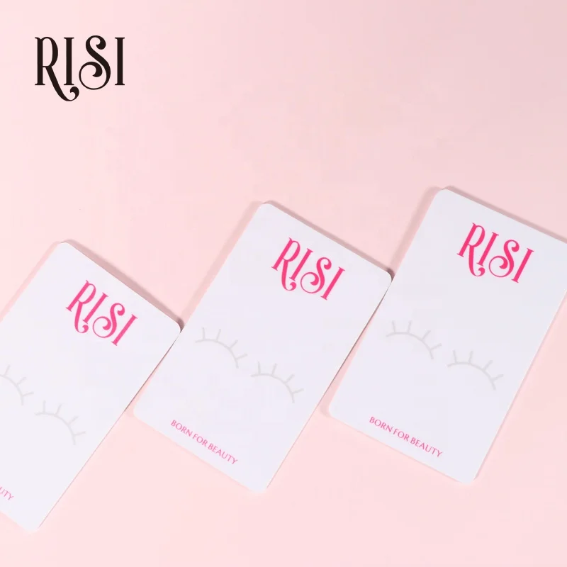 RISI wholesale New Acrylic Eyelash Pallet Single Custom Acrylic Eyelash Extension Lash Tools Tile Strip Plate Eyelash Holder