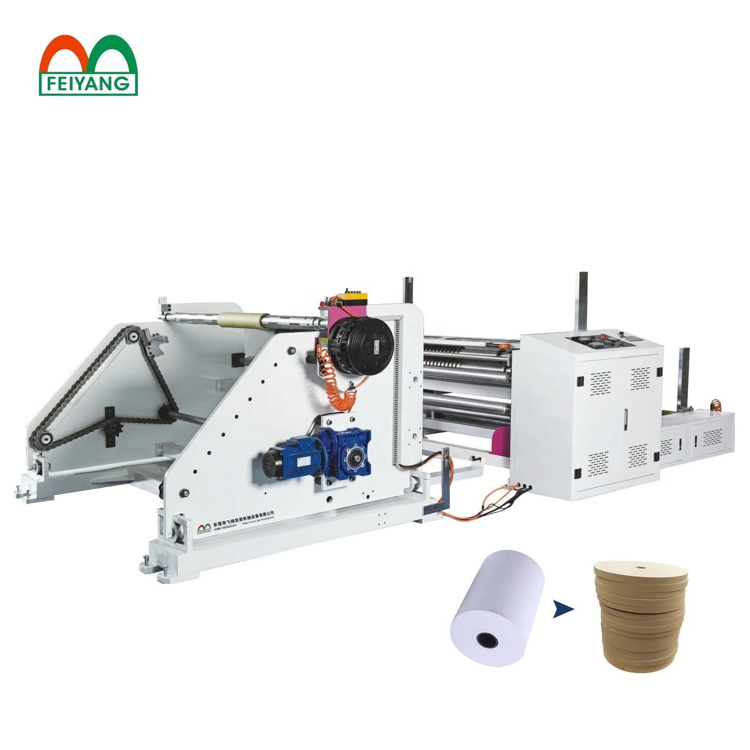 FY-1600 jumbo paper roll slitting rewinder machine