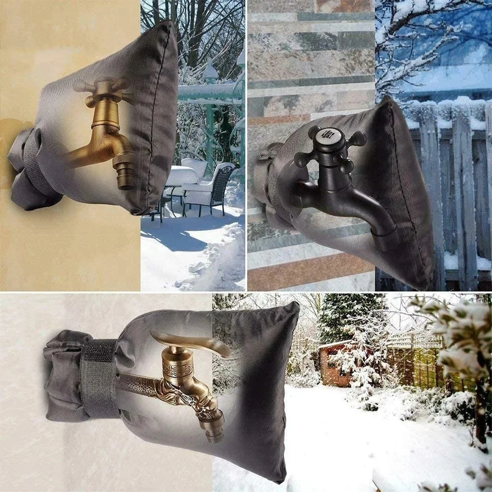 Winter Waterproof Outdoor Faucet Cover Outside Garden Freeze Protection Sock Reusable Tap Protector