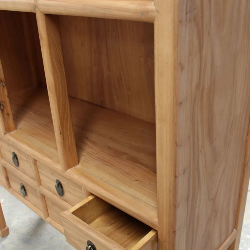 Industrial Rack bookcase bookshelf books cabinet antique design drawer Wood wooden trilaminar Bookcase and Bookshelves