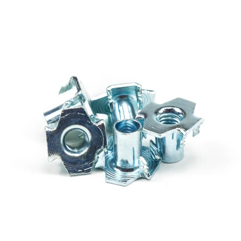 Furniture fittings 4 claws nuts wooden furniture screws insert nuts