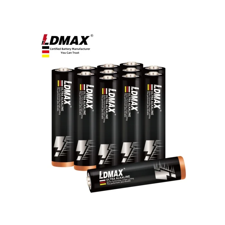 LDMAX China Factory Shrink Pack AAA LR03 High Performance Power Dry Batteries Am4 1.5v super Alkaline Aaa Battery for Game