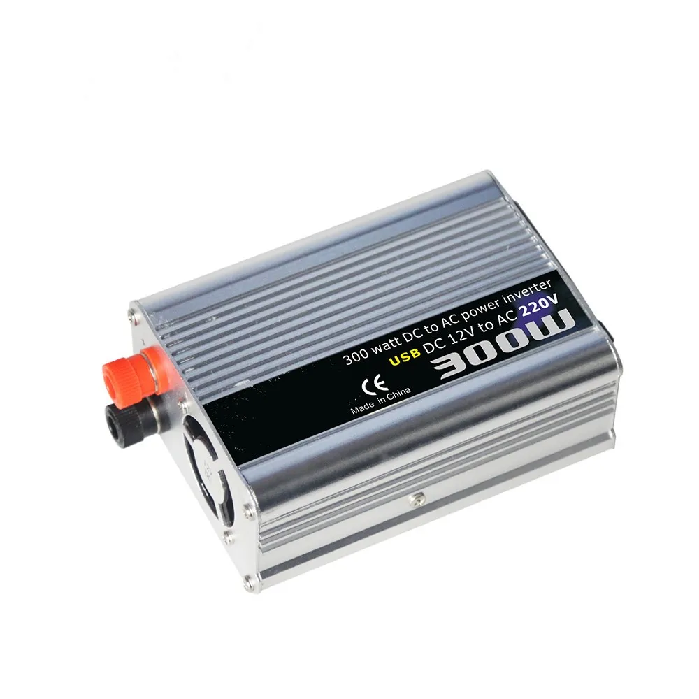 Popular Selling 300W DC12V 24V AC 110V 220V Solar Micro Inverter Power Supply for Car Appliance