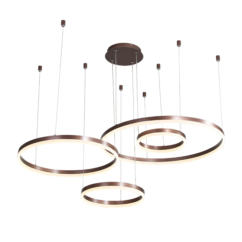 High Quality Customized modern clear hang tube drop pendant light for bedroom