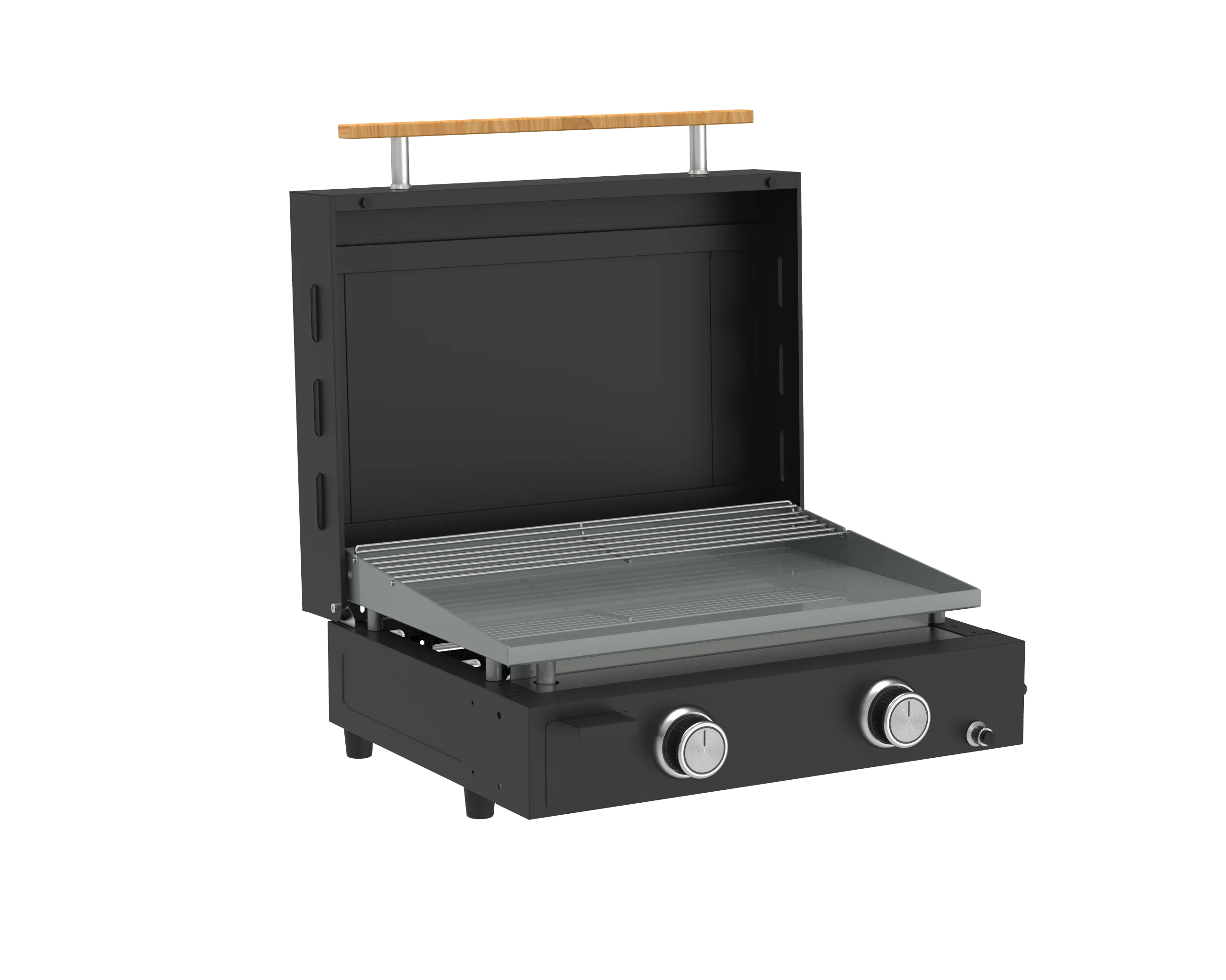 Custom Low Smoke Double burner Barbeque Plancha Flat Top Portable Electric Bbq Grill