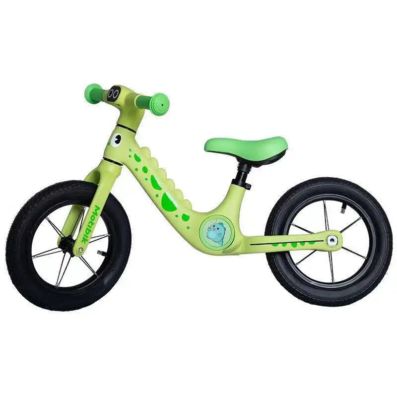 Детский велосипед с балансиром двумя колесами 12/14 дюймов От 2 до 6 лет обучающий динозавр прогулочный