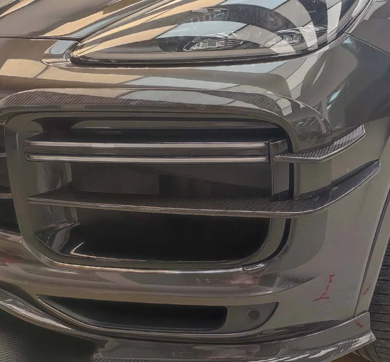 Комплект кузова из углеродного волокна для переднего бампера Porsche Cayenne/купе/турбо 2018 - 2024