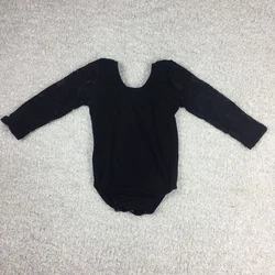 New Arrival Baby White Lace Leotard Toddler Long Sleeve Leotard Infant Girls Cotton Solid Leotard Wholesale